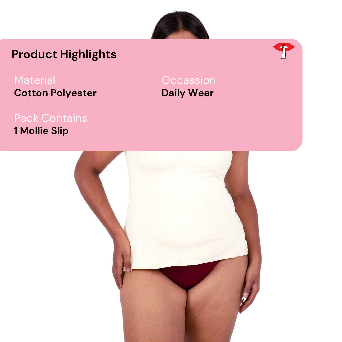 Skin Mollie slip or camisole product information by gossip by mybra