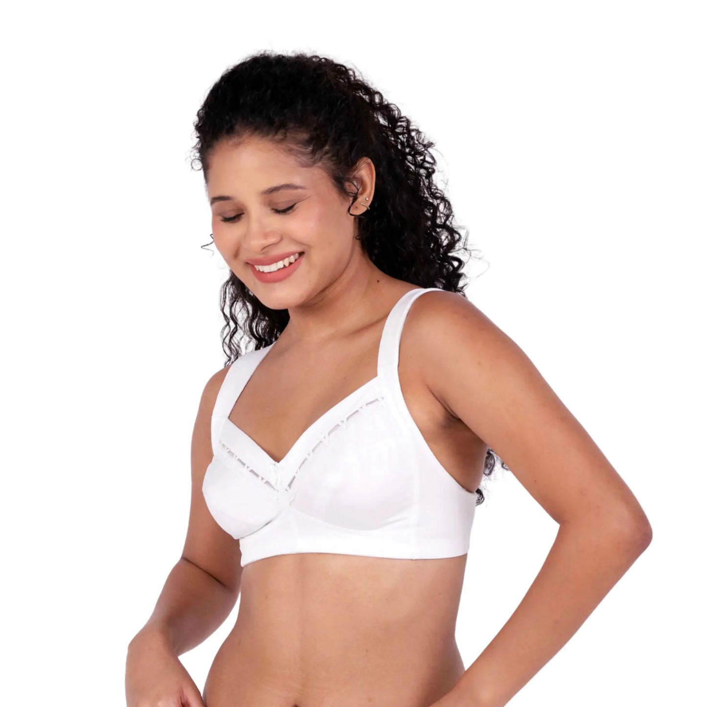 White norah non padded bra left by gossip by mybra