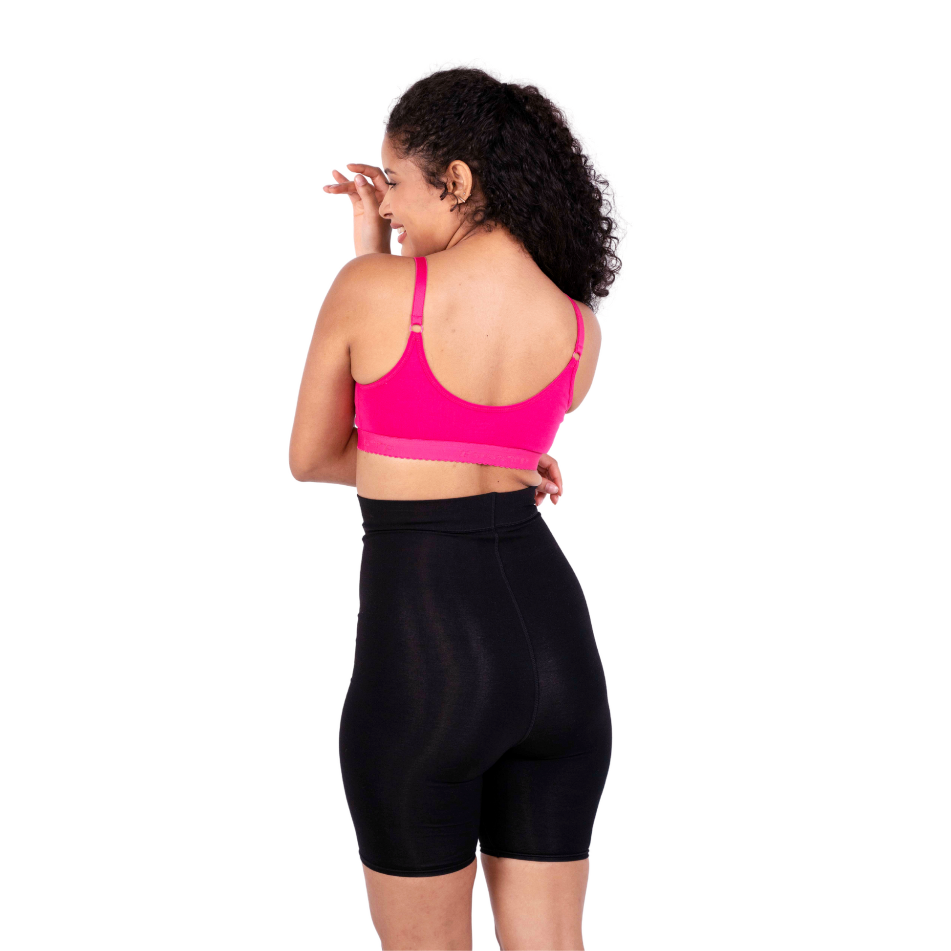 Rani Pink Preetha sports bra Back view by gossip by mybra