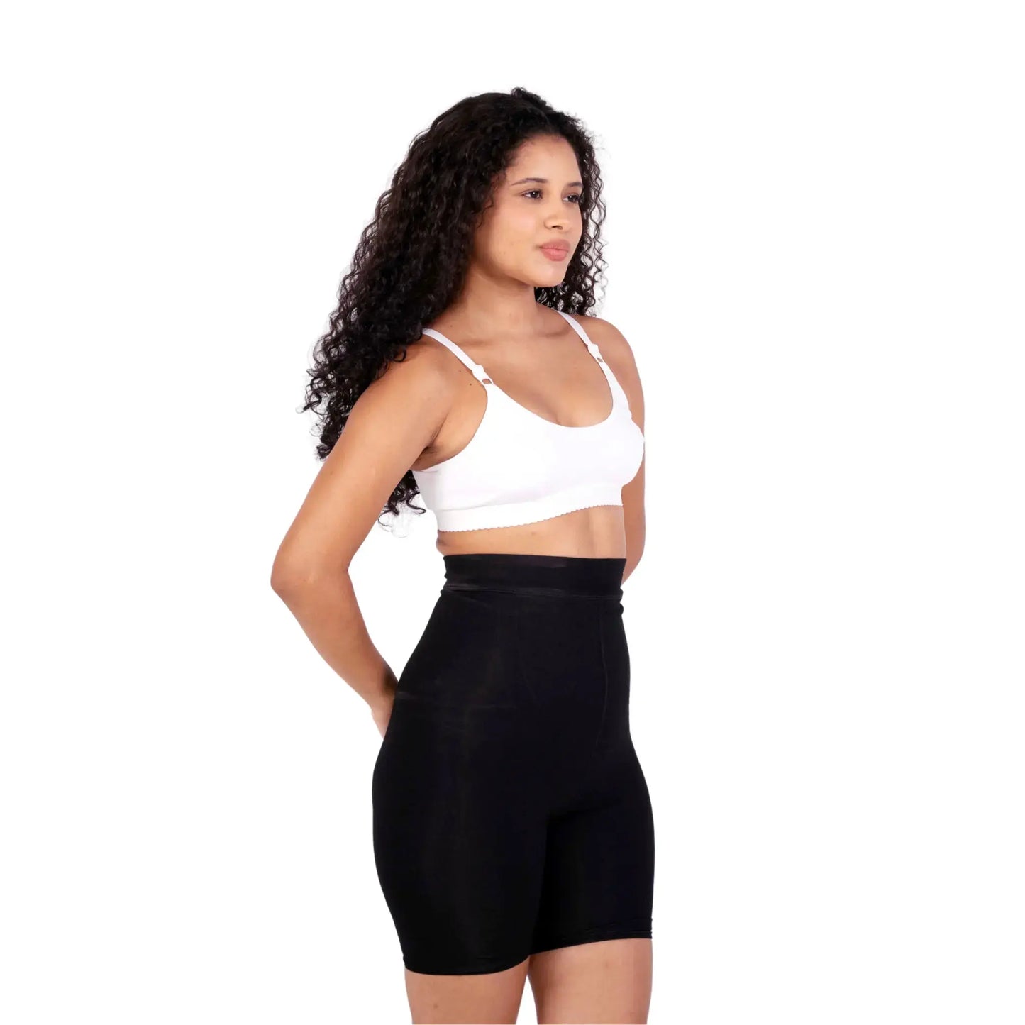 White Preetha sports bra right view by gossip by mybra