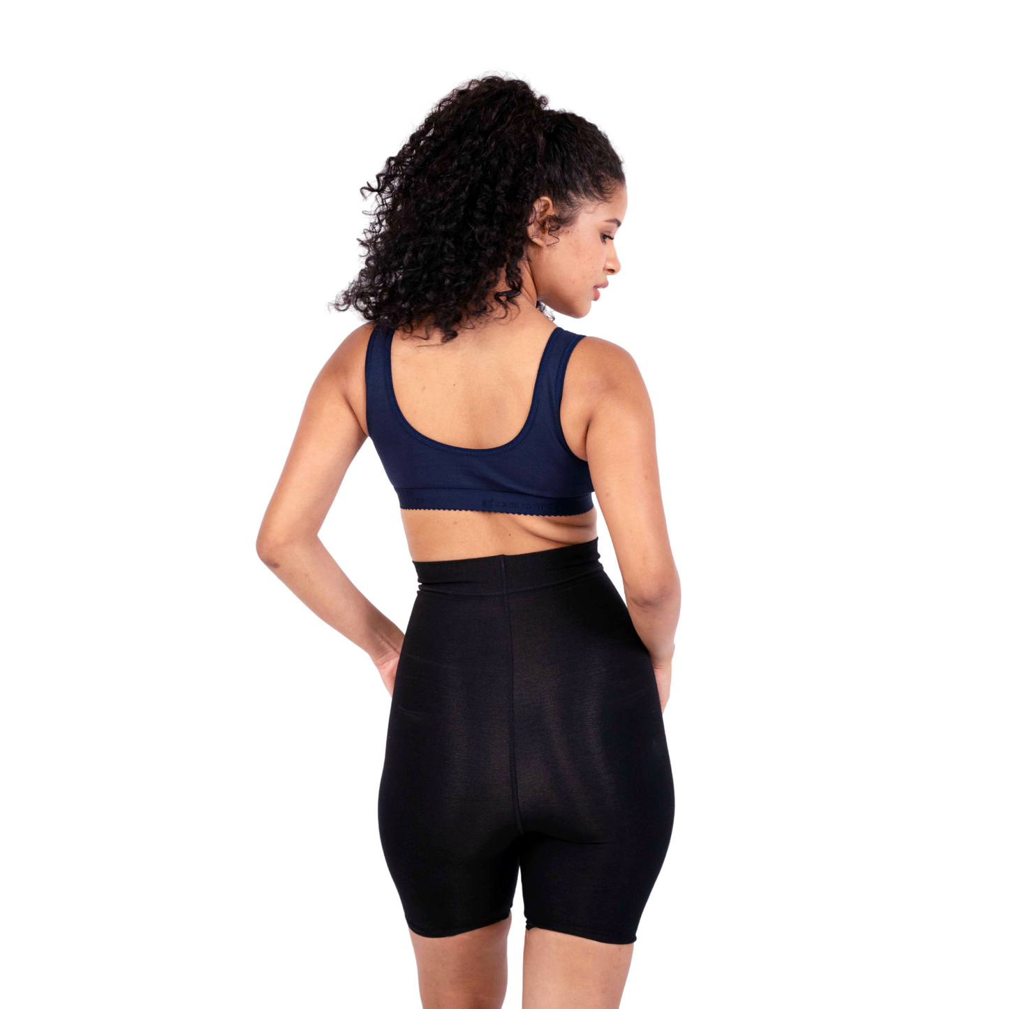 Navy Blue Priyanka sports bra back view by gossip by mybra