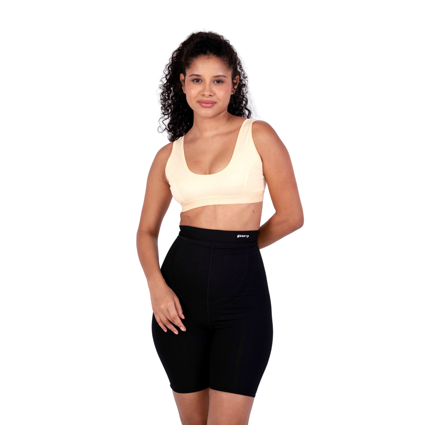 Skin Priyanka sports bra front view by gossip by mybra