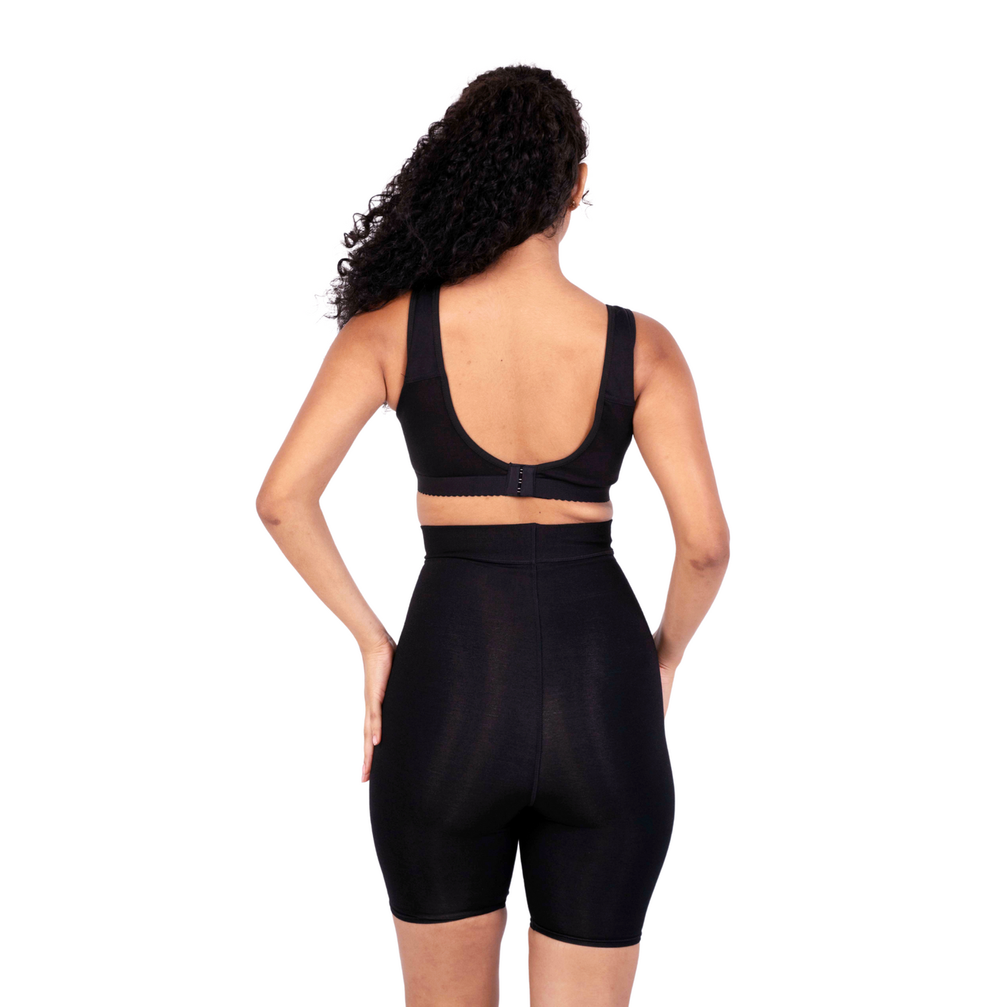 Black Sporty Sports Bra