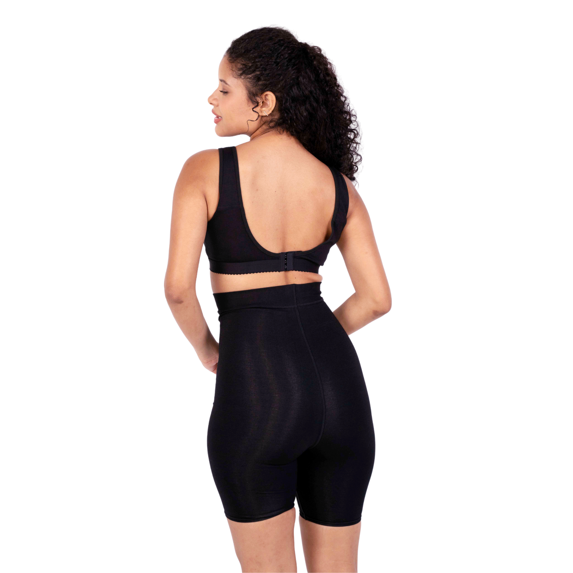 Orange and Black Sporty Sports Bra Back View by Gossip by Mybra