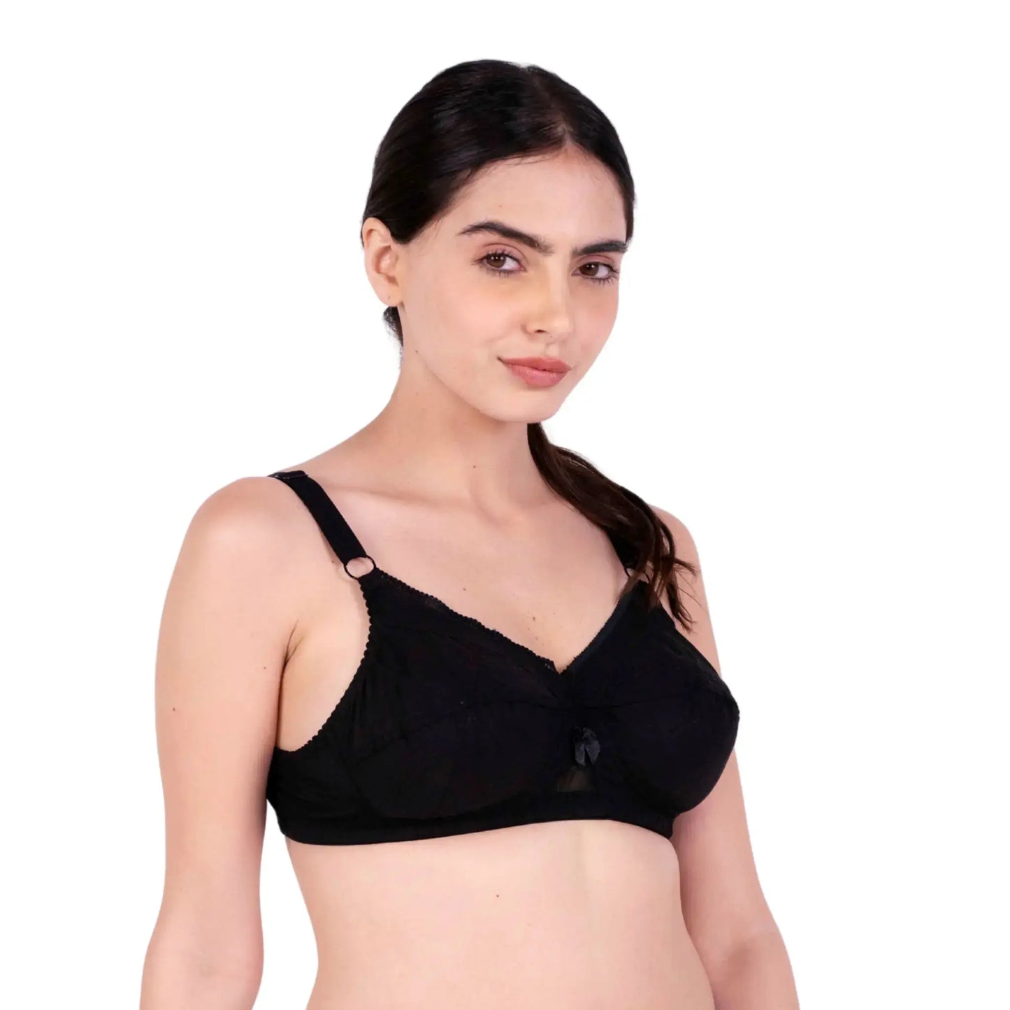 Black Non Padded bra right view by gossip by mybra