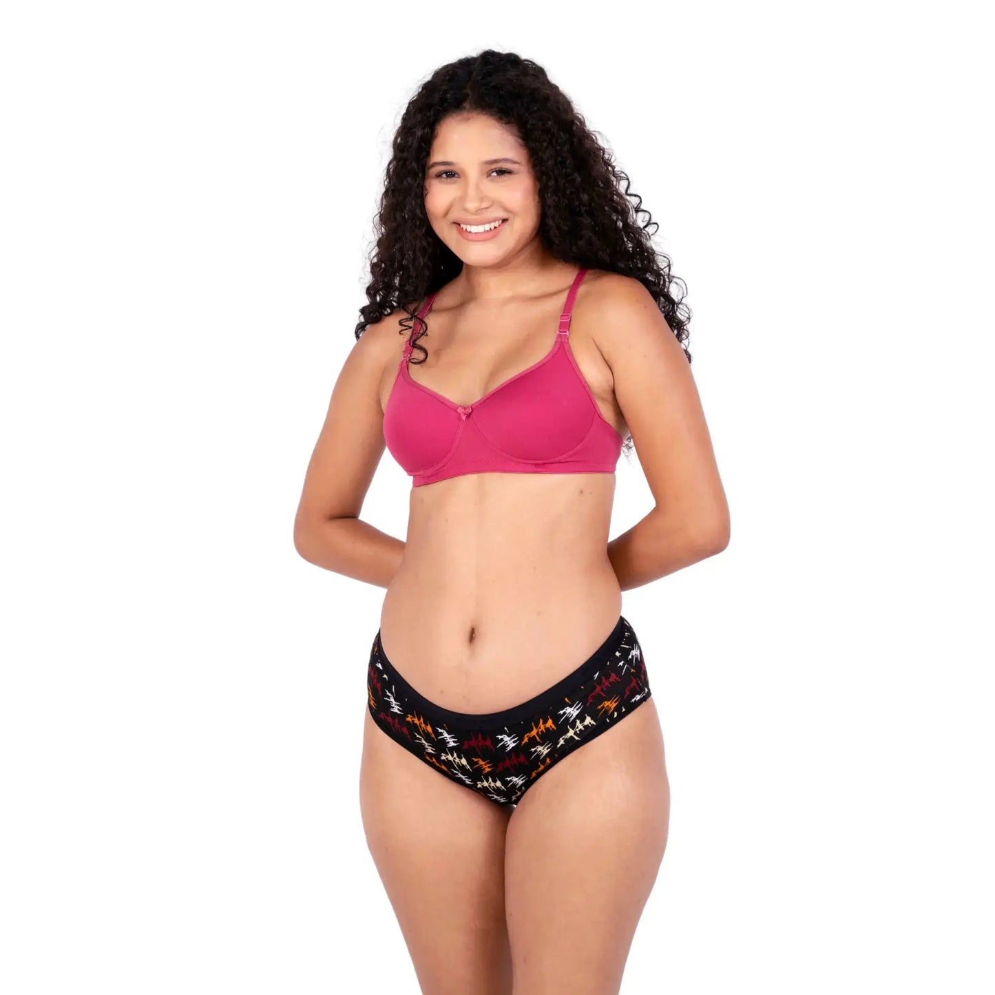 Shop Sara Pink demi coverage bra Front View by Gossip By Mybra