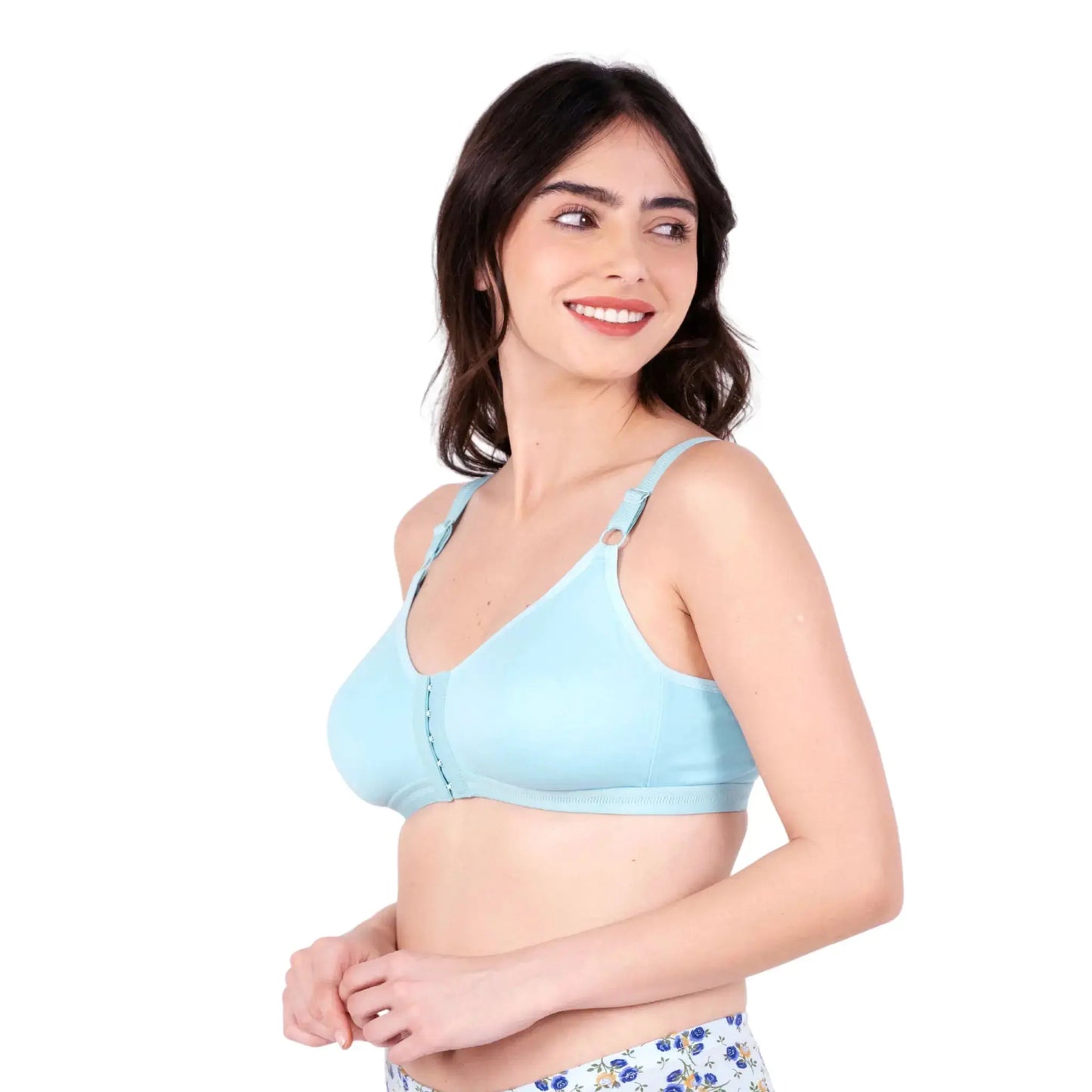 poppy non padded front open bra left view by gossip by mybra