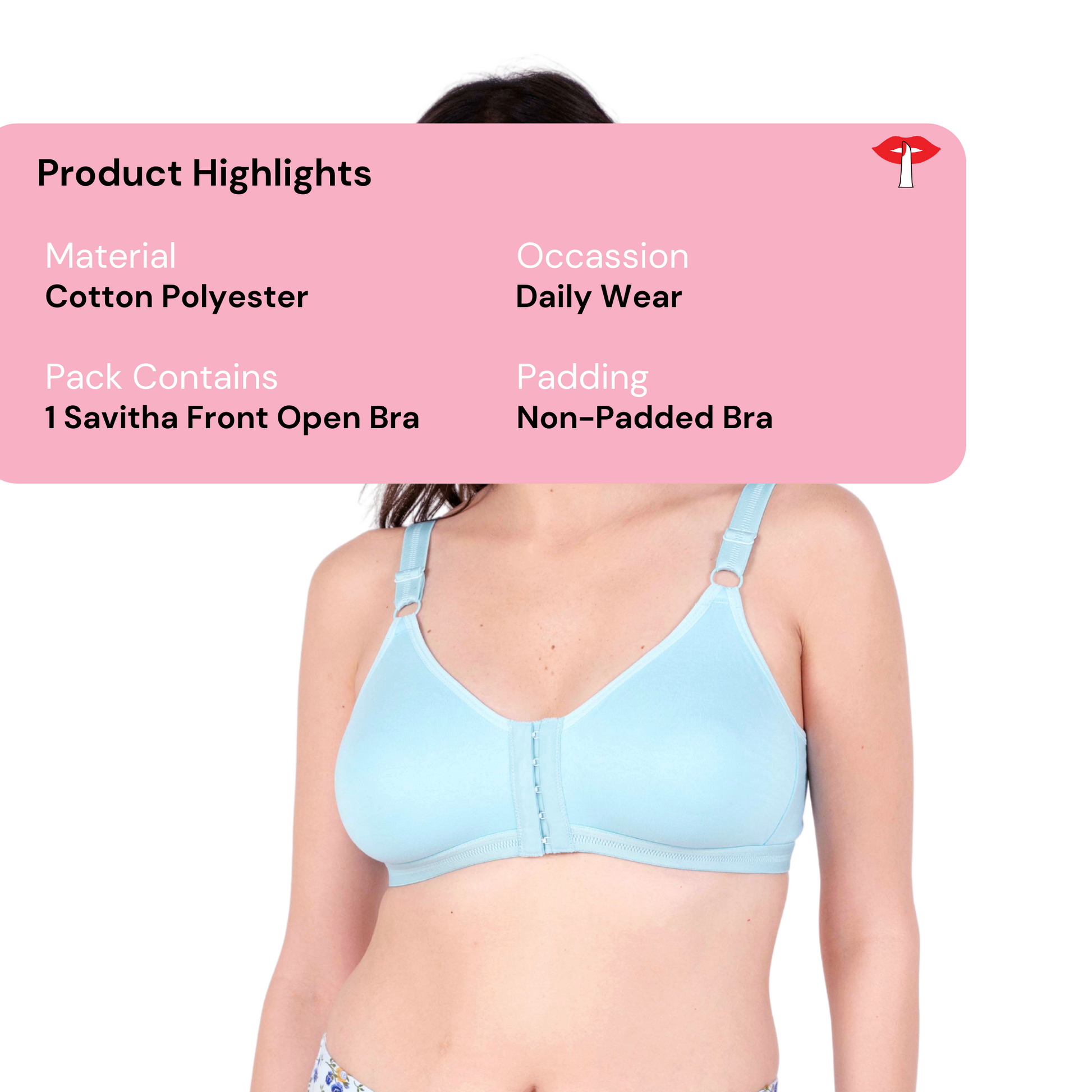 poppy non padded front open bra product information by gossip by mybra
