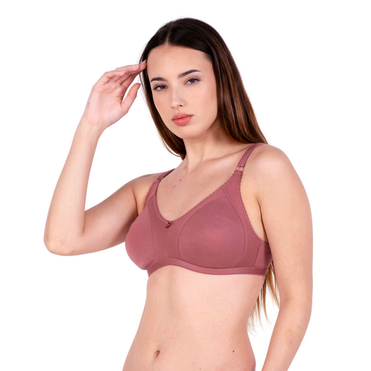 Brick Non Padded bra left view by gossip by mybra