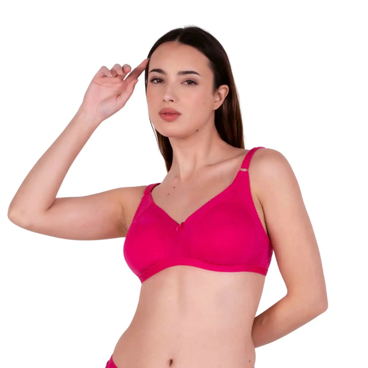 Rani Pink Non Padded bra right view by gossip by mybra