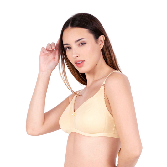 Skin Non Padded bra left view by gossip by mybra
