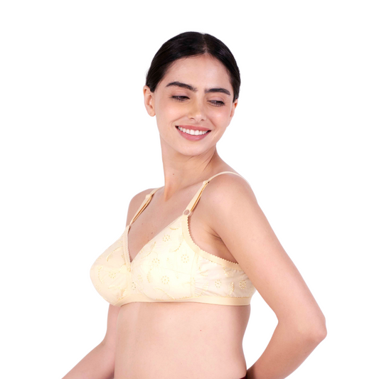 Skin sulekha padded bra left view by gossip by mybra