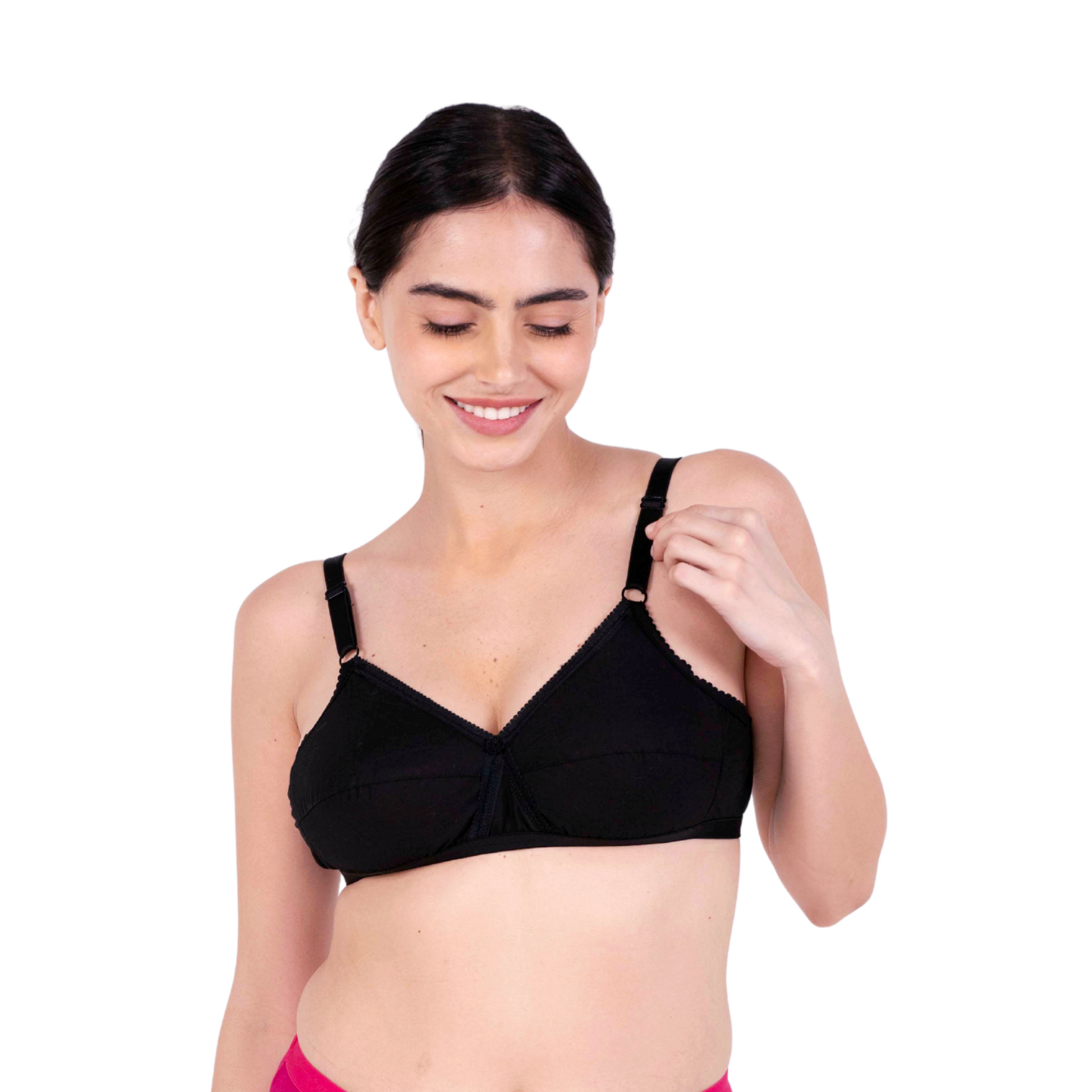 Black sweetheart padded bra front view by gossip by mybra