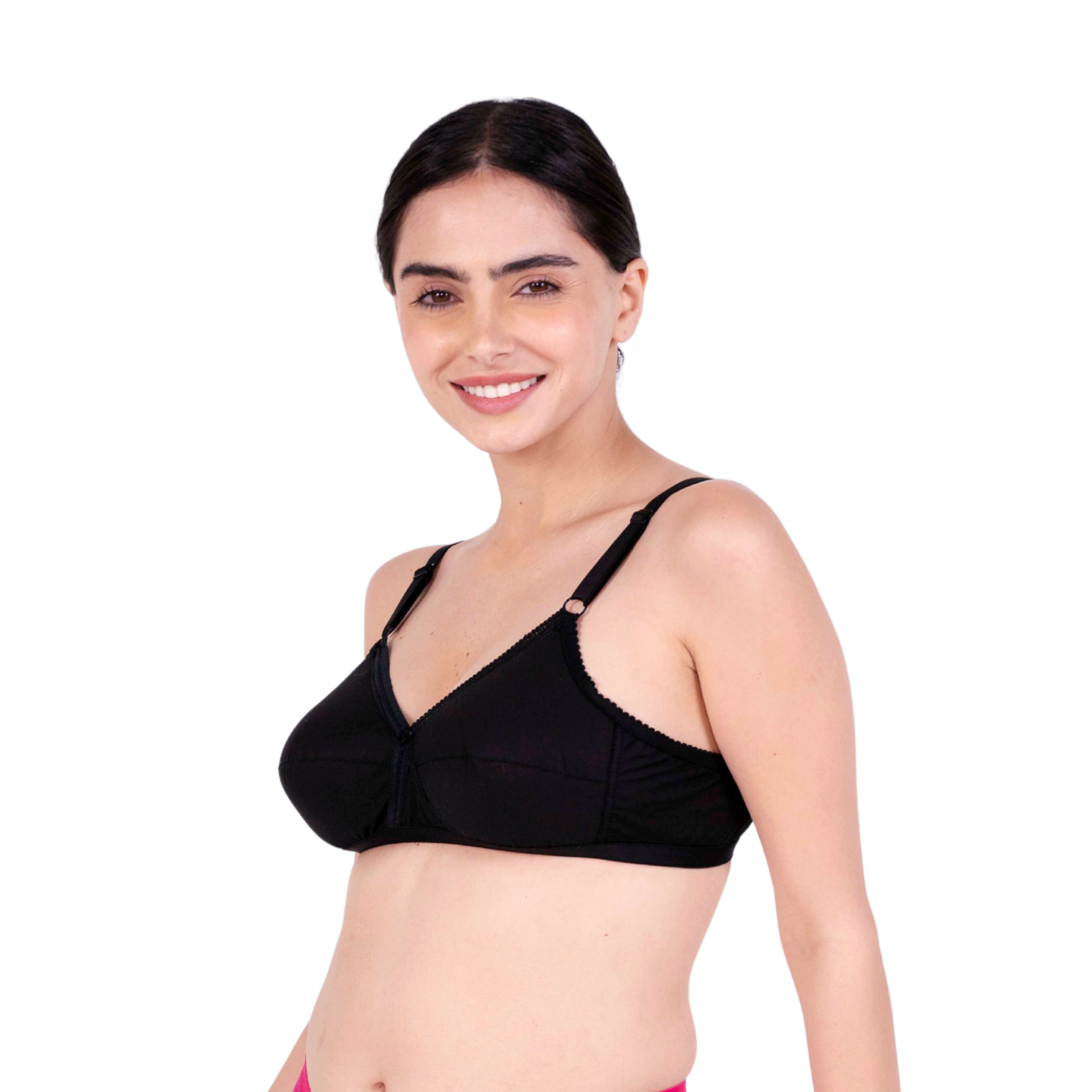 Black sweetheart padded bra left view by gossip by mybra