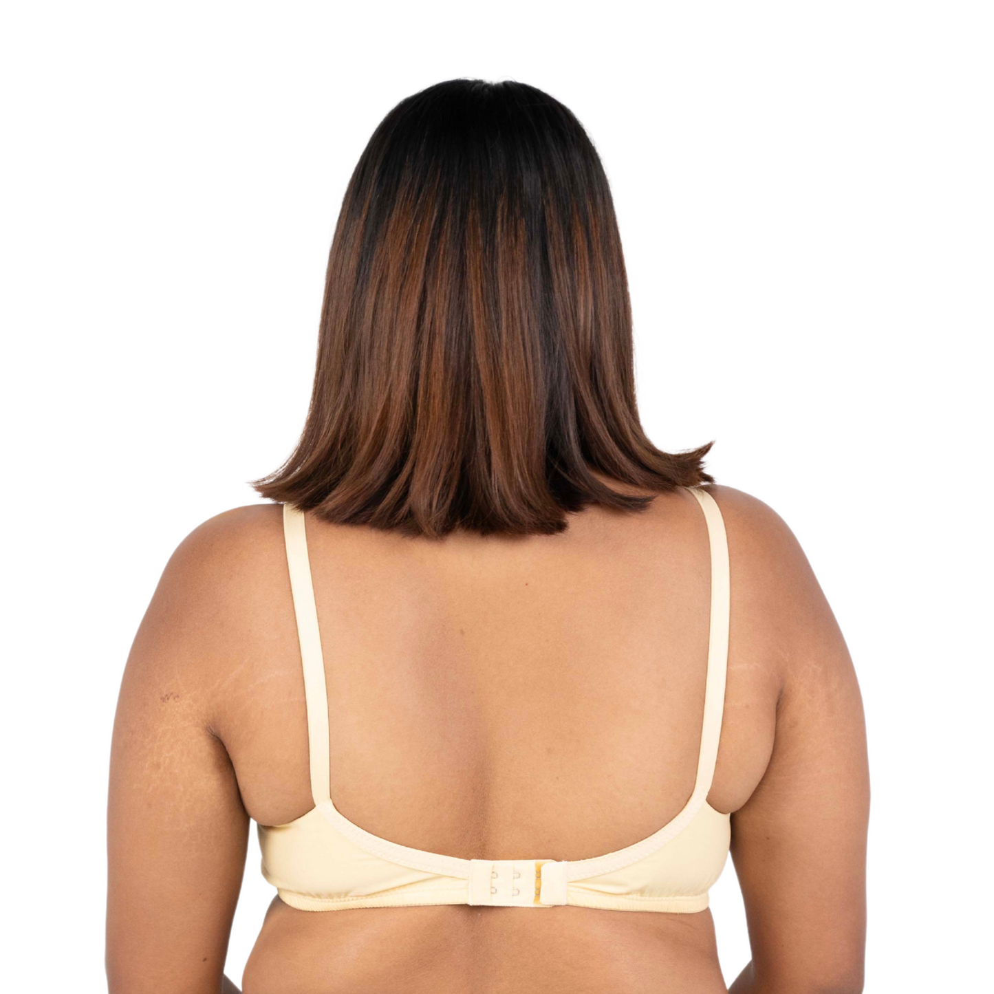 Vimal Skin 100% Cotton Round Stitch Plus Size Bra back view designed by Gossip by Mybra Intimates