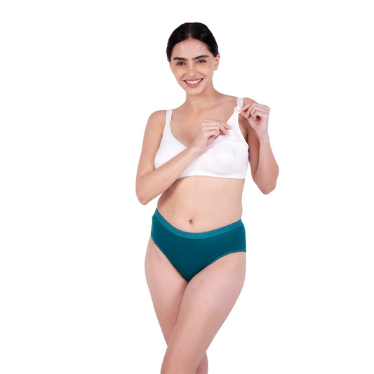 Yuktha White non padded nursing bra front view by gossip by mybra apparels