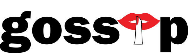 Gossip brand name logo - An elegant and modern logo for the brand Gossip featuring bold, minimalist typography. This logo represents gossip by mybra since 2021.
