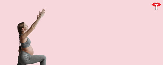 Mother demonstrating easy access support while wearing the best nursing bra for breast feeding