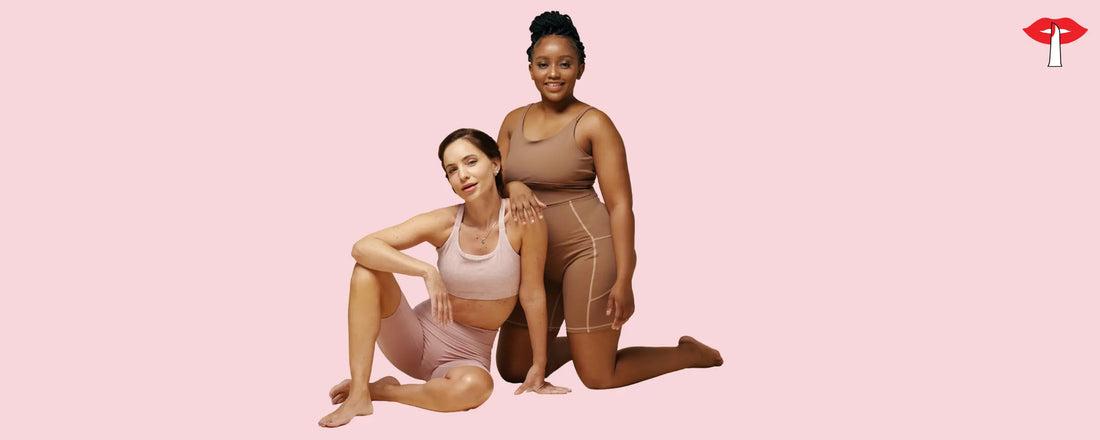 Two women posing in nude shapewear - Gossip Store shapewear for Indian women, perfect for workwear and special occasions