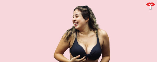 Confident woman wearing black lightly padded bra- best padded bra for women in India offering comfort, support and smooth shape under outfits