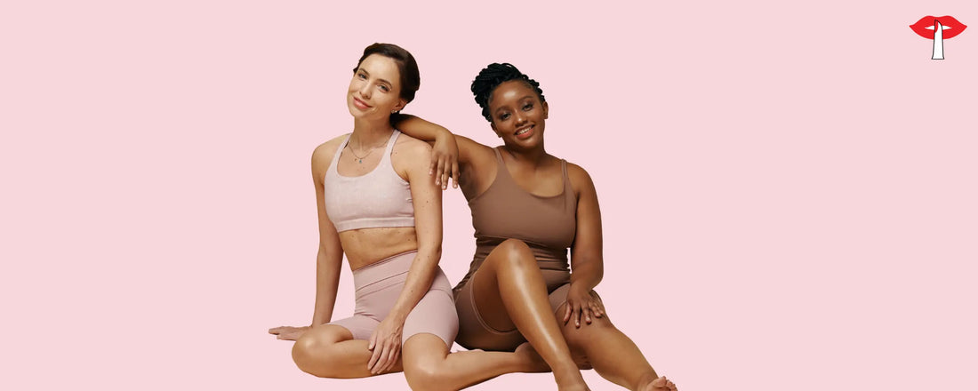 Two women in Gossip Store shapewear - lightweight tummy control and seamless shapewear for indian women, designed for comfort and style.