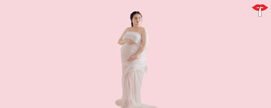 New Mother wearing a comfortable feeding bra, representing FAQ's By New Moms about breastfeeding support and comfort