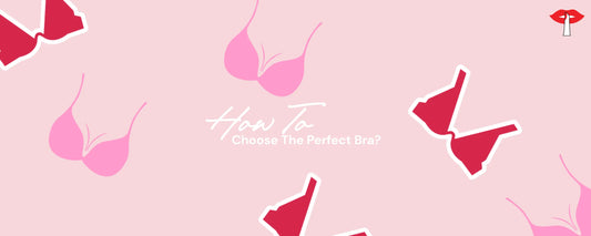 Stylish Bra Guide Banner With Pink Bra - Gossip Store Blog On Choosing The Perfect Bra For Your Body Type And Personal Style