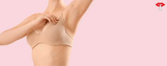 Woman wearing seamless padded bra - best moulded cup lingerie for comfort and smooth fit by Gossip Store India