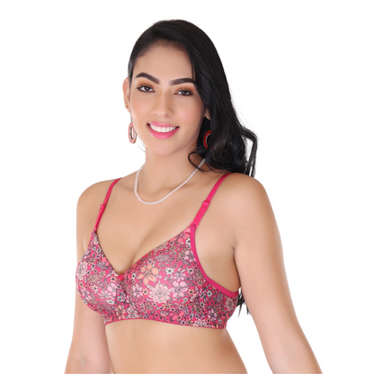 Vibrant Comfort For Every Day - Samantha Printed Bra