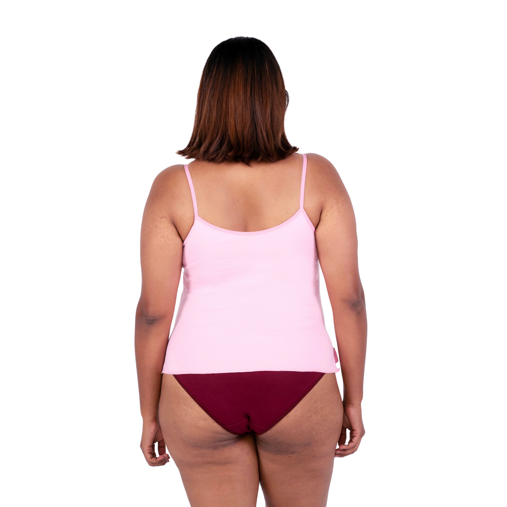 Baby Pink cindy slip or camisole back view by gossip by mybra