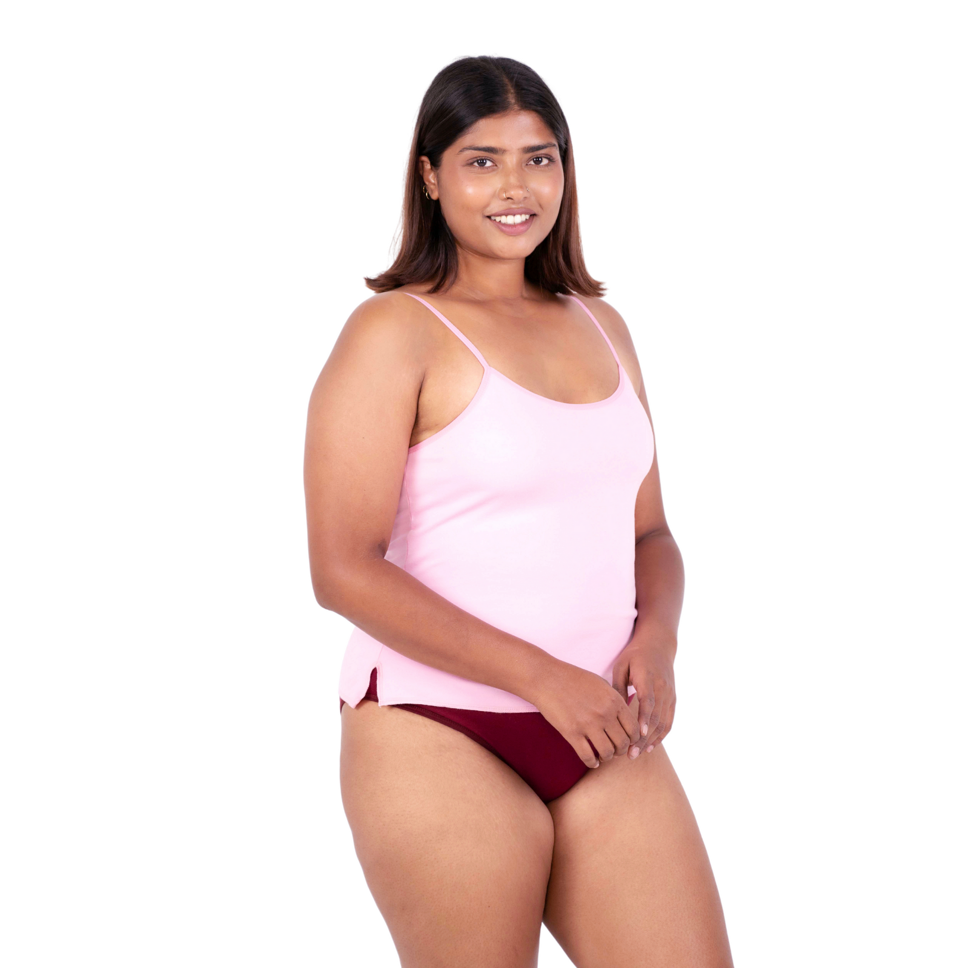 Baby Pink cindy slip or camisole right view by gossip by mybra