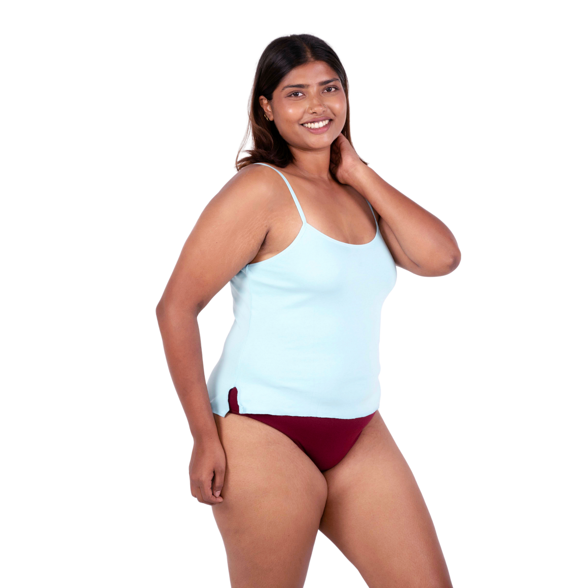 Mint cindy slip or camisole right view by gossip by mybra