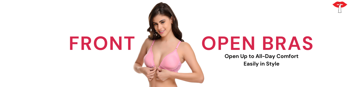 Convenience meets comfort with Gossip by Mybra's front open bra collections - easy to wear, supportive, and stylish for everyday confidence. #Underfashion