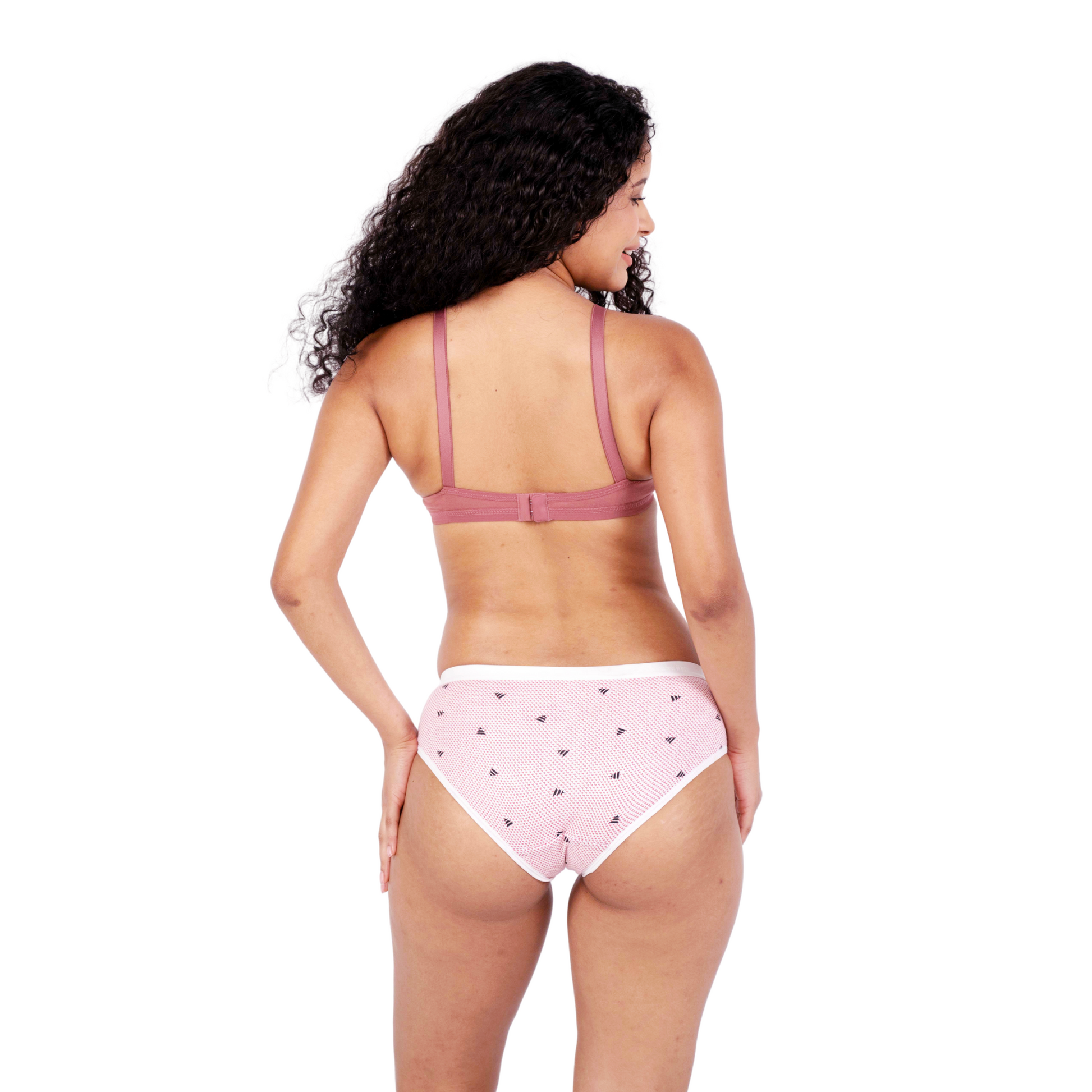 Brick isabella padded bra and panty set - back view by gossip by mybra