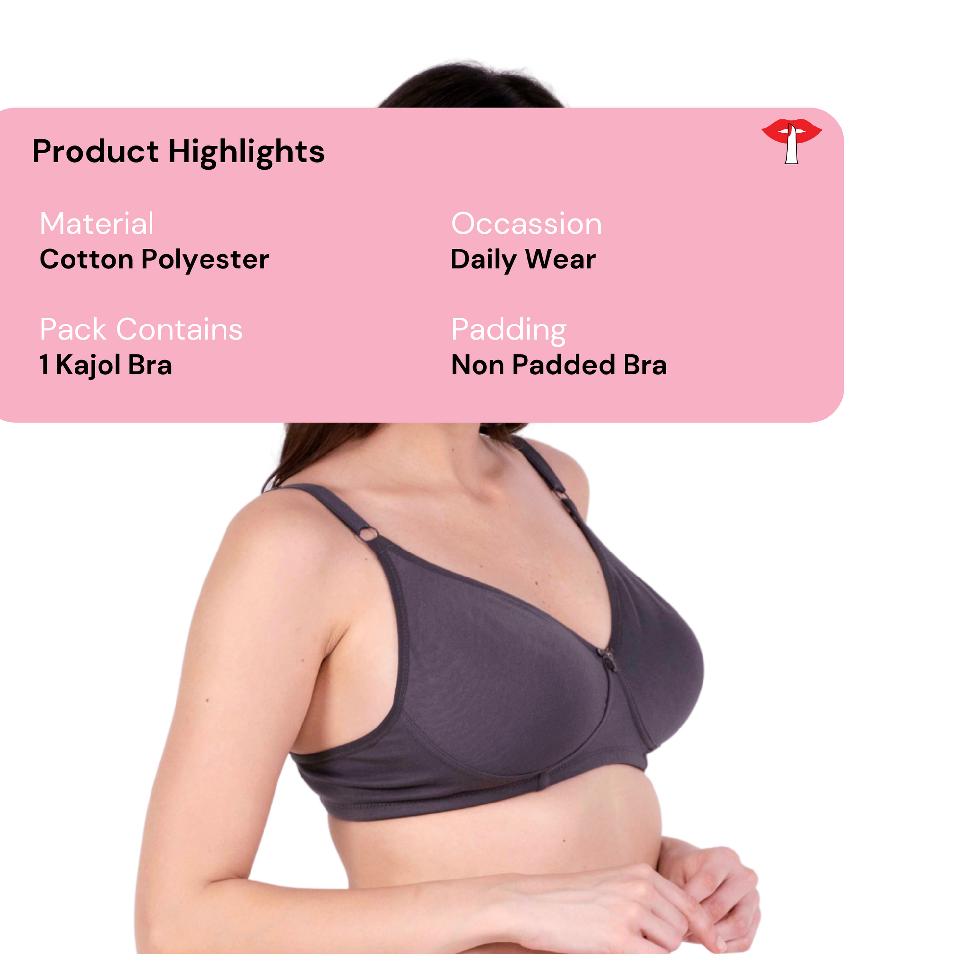 Hot Coffee daily wear bra product information image by gossip by mybra