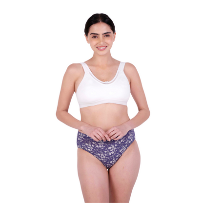 White Kiara sports bra front view by gossip by mybra