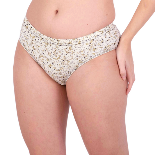 Buy Light Brown Printed Panties Online Front View On Gossip By Mybra Intimates