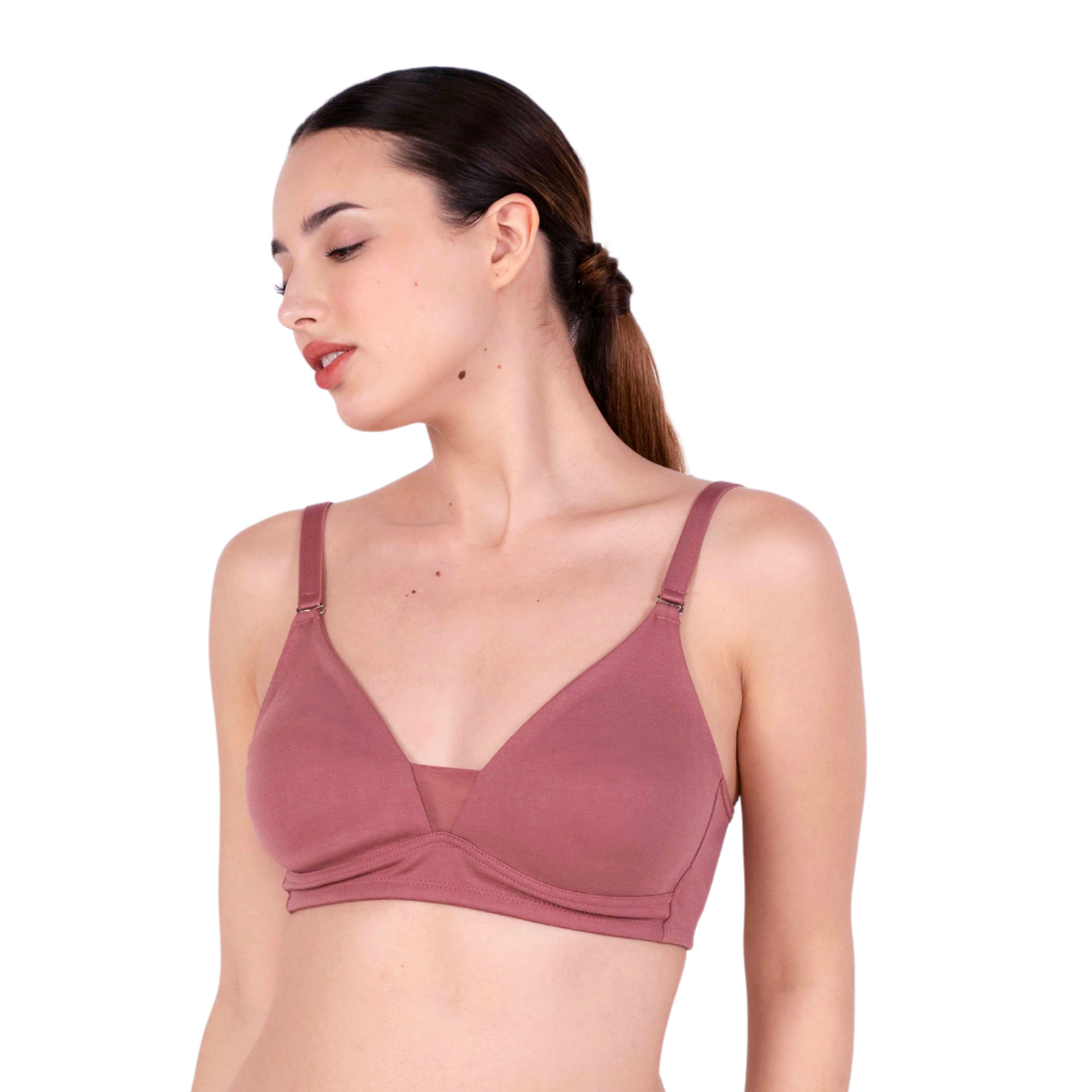 Shop Magnolia Brick Net Design Bra Front View By Gossip By Mybra Online 