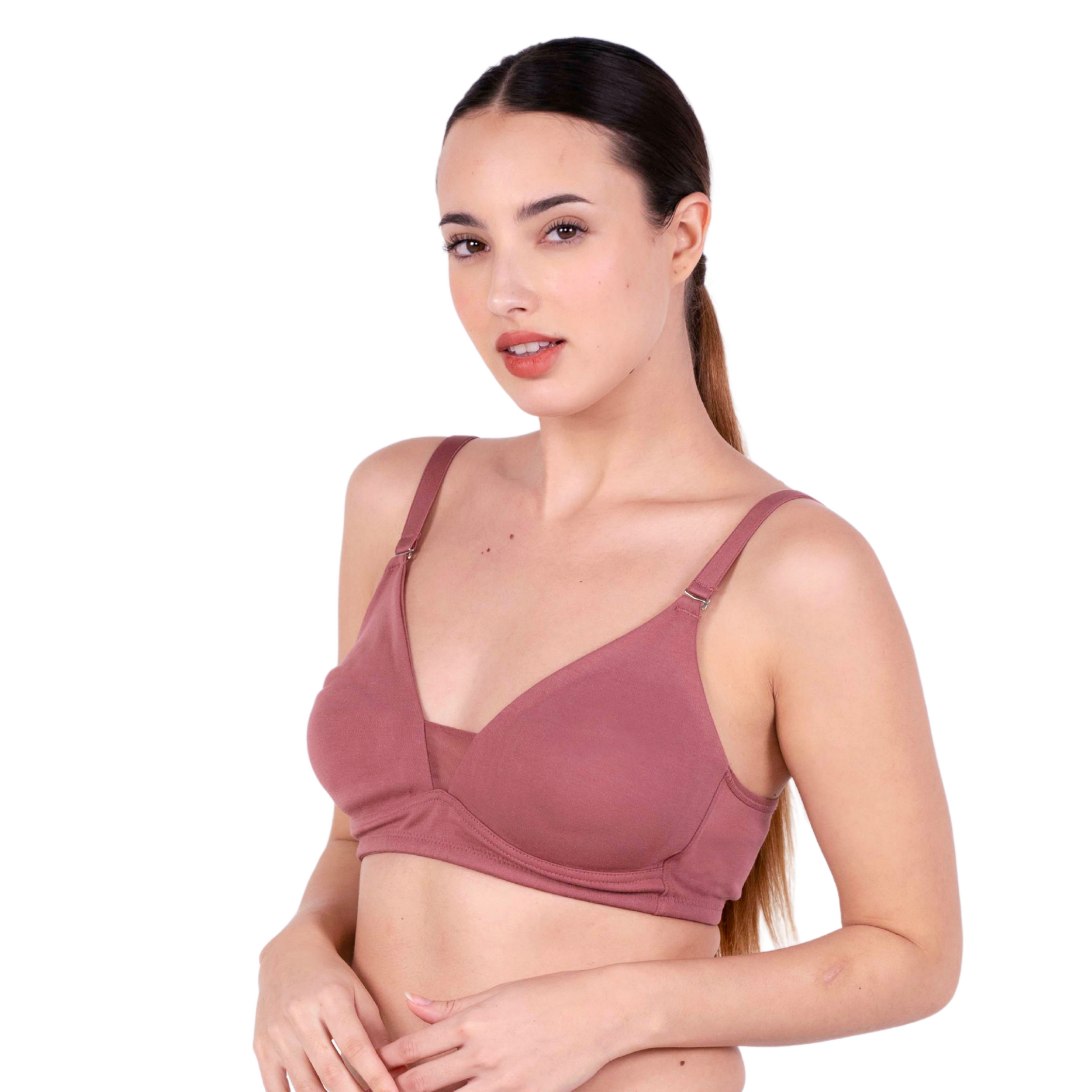 Shop Magnolia Brick Net Design Bra Left View By Gossip By Mybra Online 