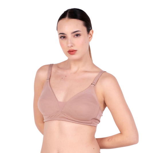 Shop Magnolia Fawn Net Design Bra Front View By Gossip By Mybra Online 