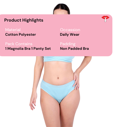 Shop Magnolia Poppy Net Design Bra and panty set Product Information By Gossip By Mybra Online 