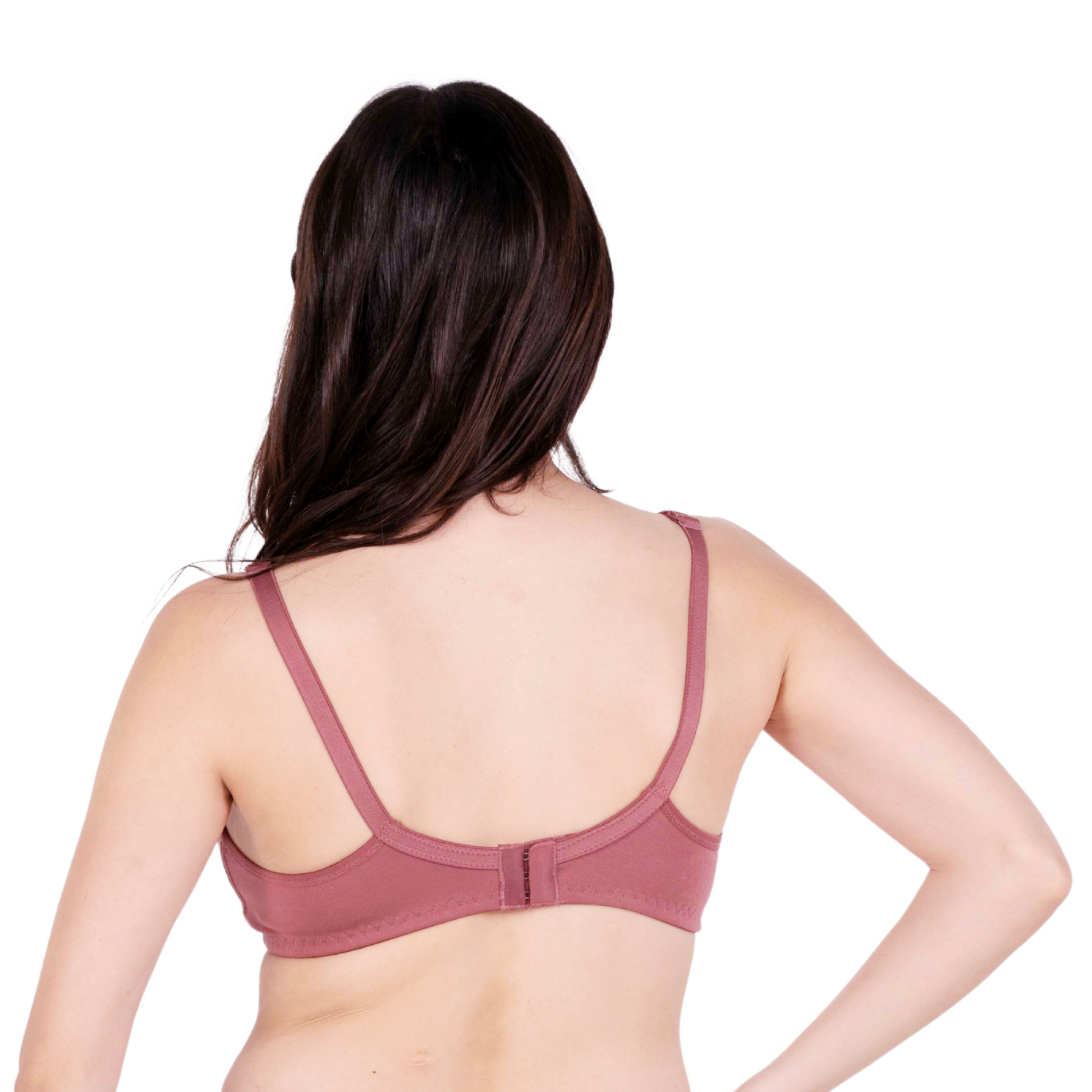 Brick Round Stitch Knitted bra back view by gossip by mybra