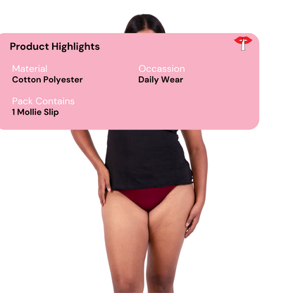 Black Mollie slip or camisole product information view by gossip by mybra