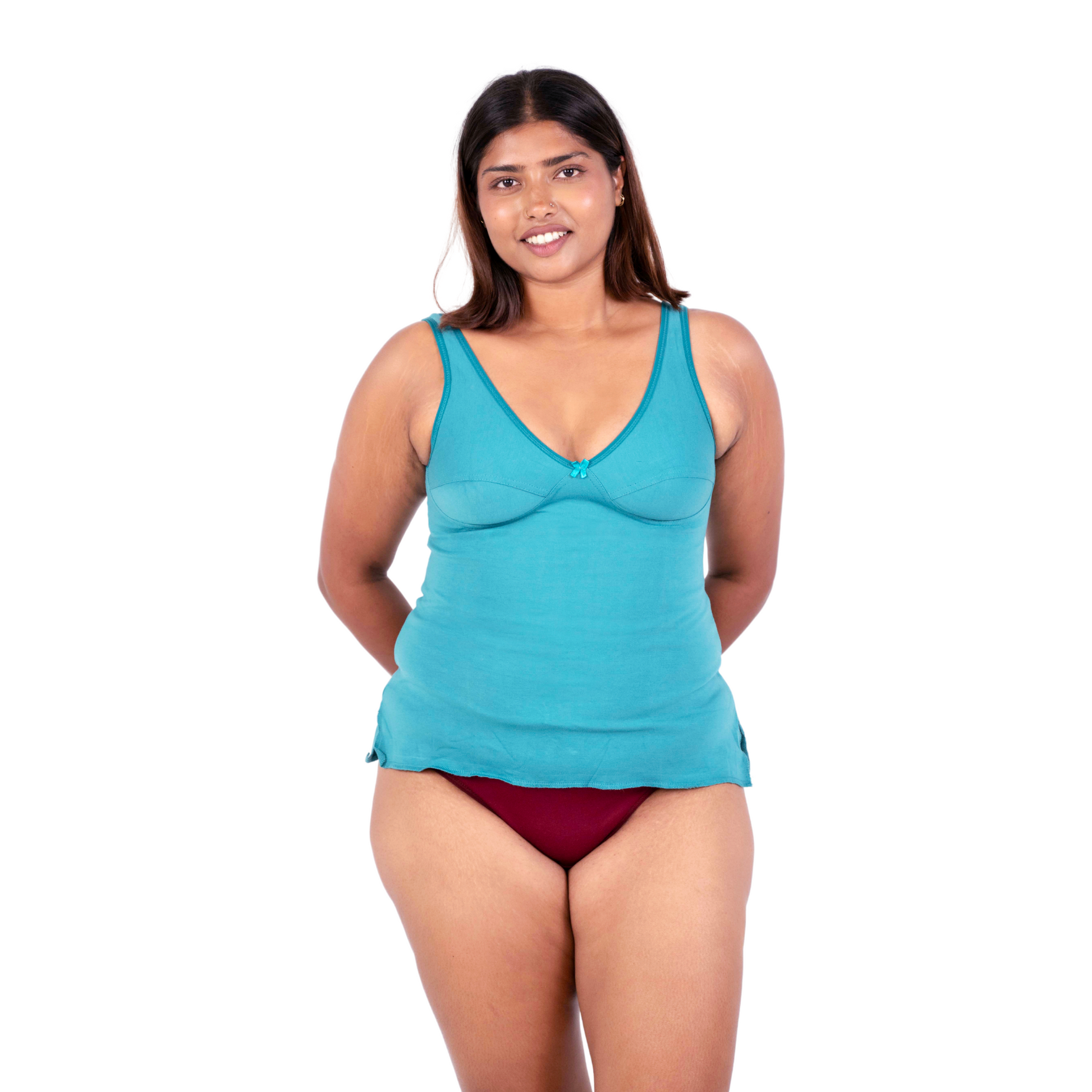 Poppy Mollie slip or camisole front view by gossip by mybra