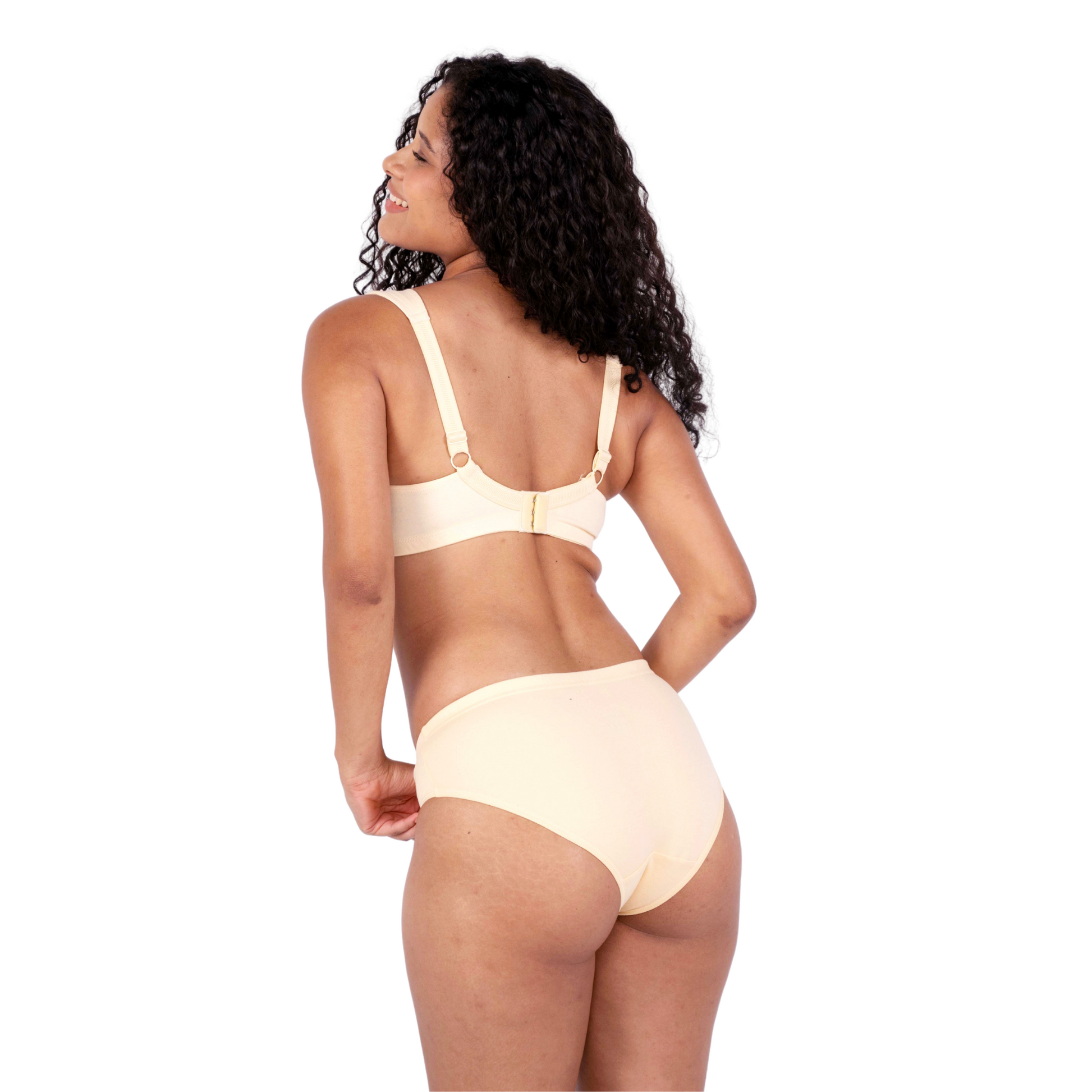 Skin norah non padded bra and panty set back view by gossip by mybra