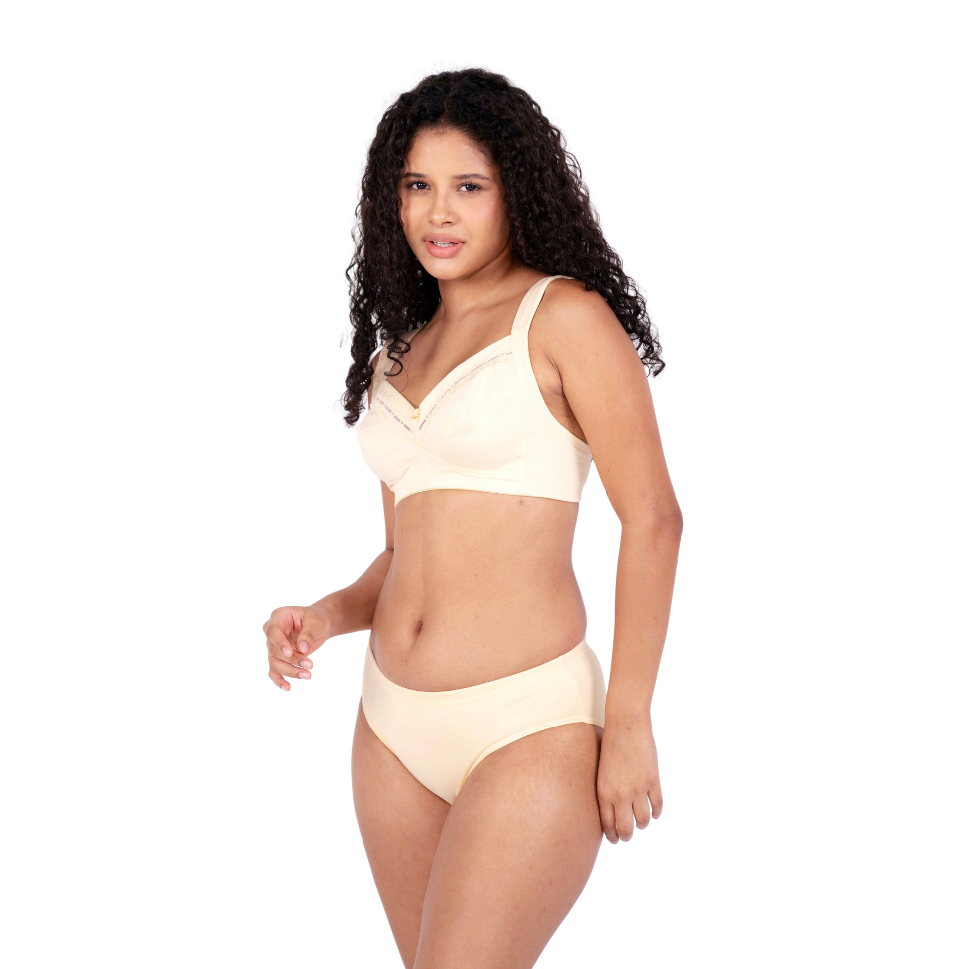Skin norah non padded bra and panty set left view by gossip by mybra