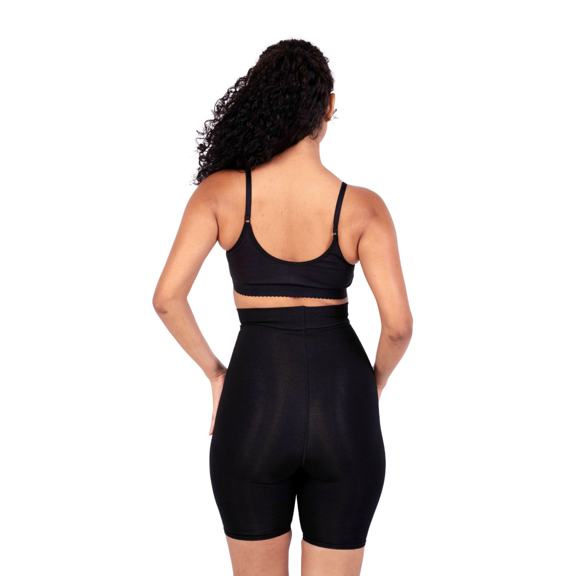 Black Preetha sports bra Back view by gossip by mybra