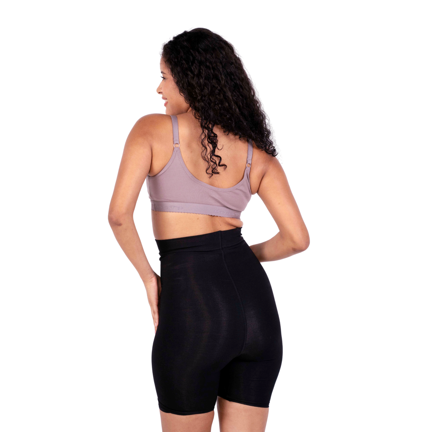 Hazelnut Preetha sports bra back view by gossip by mybra