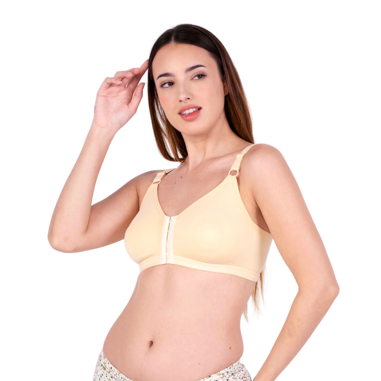 skin non padded front open bra front view by gossip by mybra