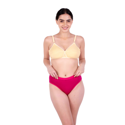 Skin sweetheart padded bra and panty set  front view by gossip by mybra